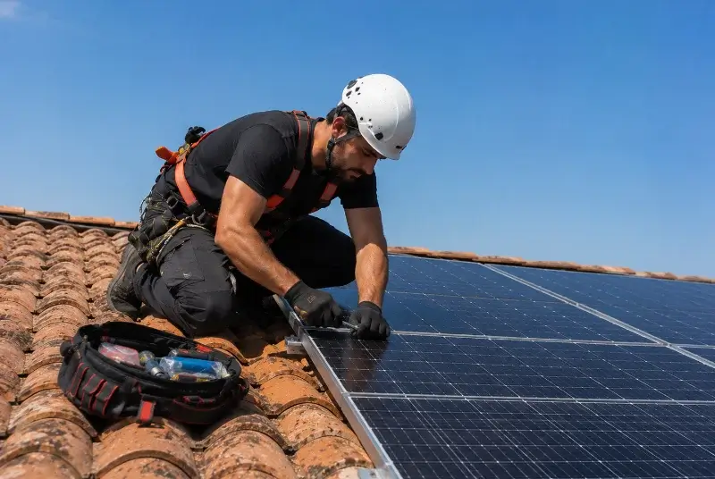 Maintenance et monitoring de panneaux solaires à Valenciennes